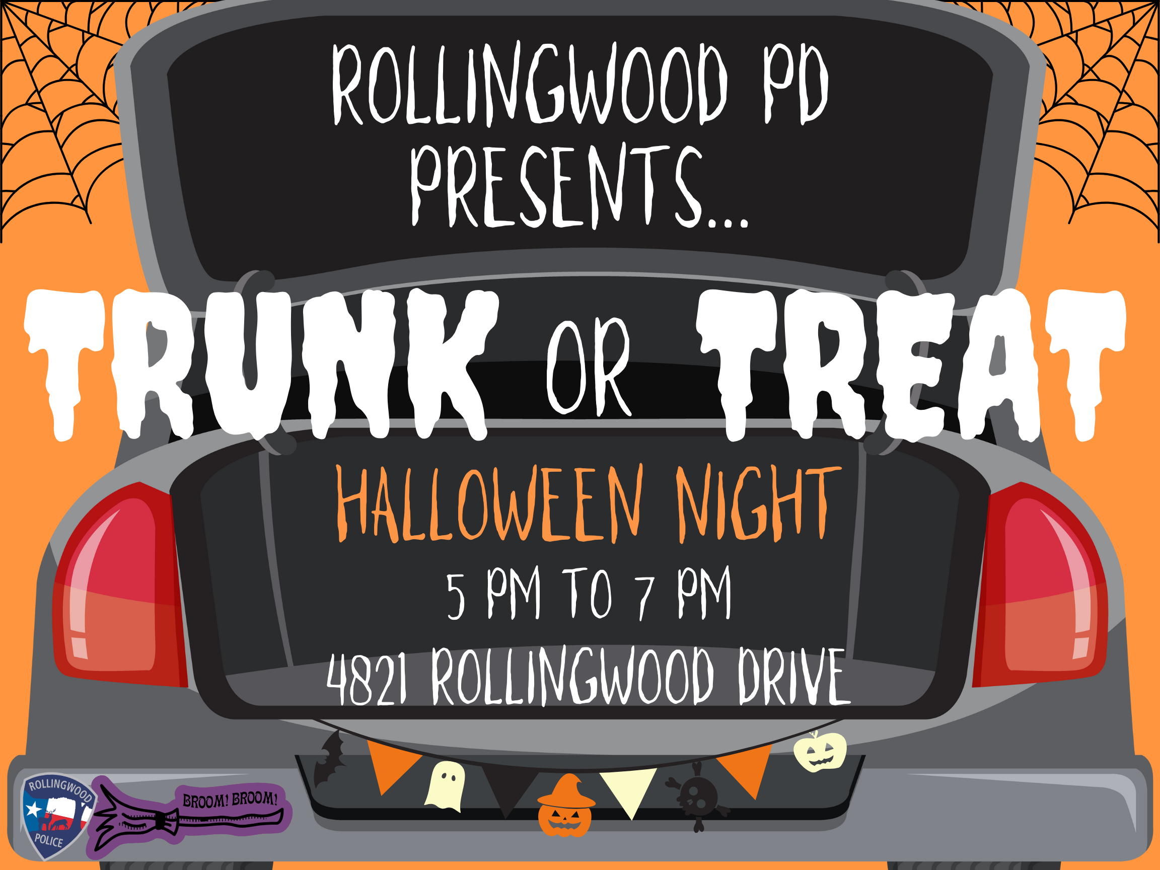 Rollingwood Police Department TrunkorTreat Event City of