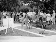 1997 Ribbon Cutting kids