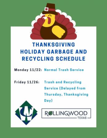 Garbage and Recycling Schedule