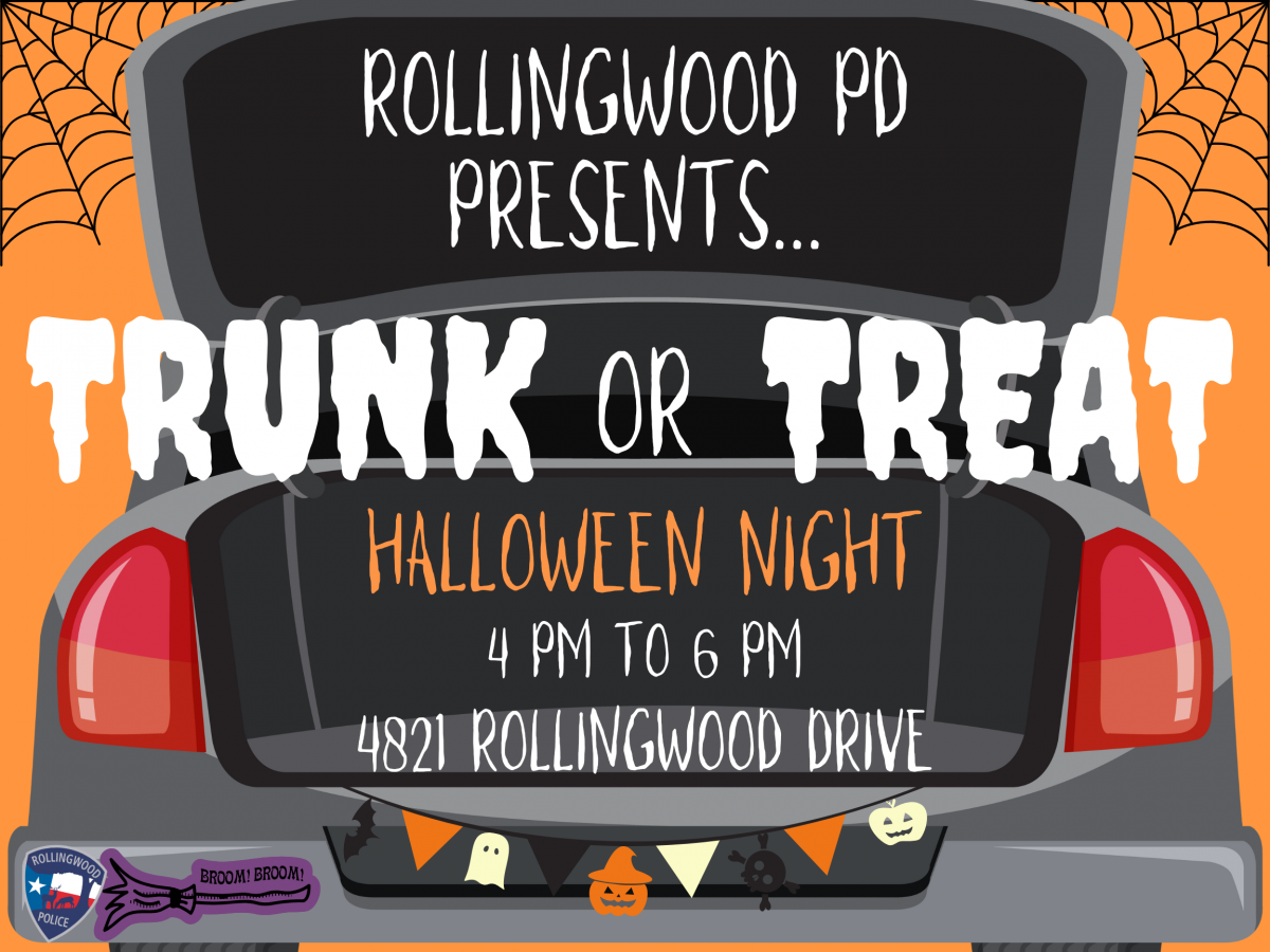 Event Flyer Image of Trunk-or-Treat flyer with date, time and location of event.