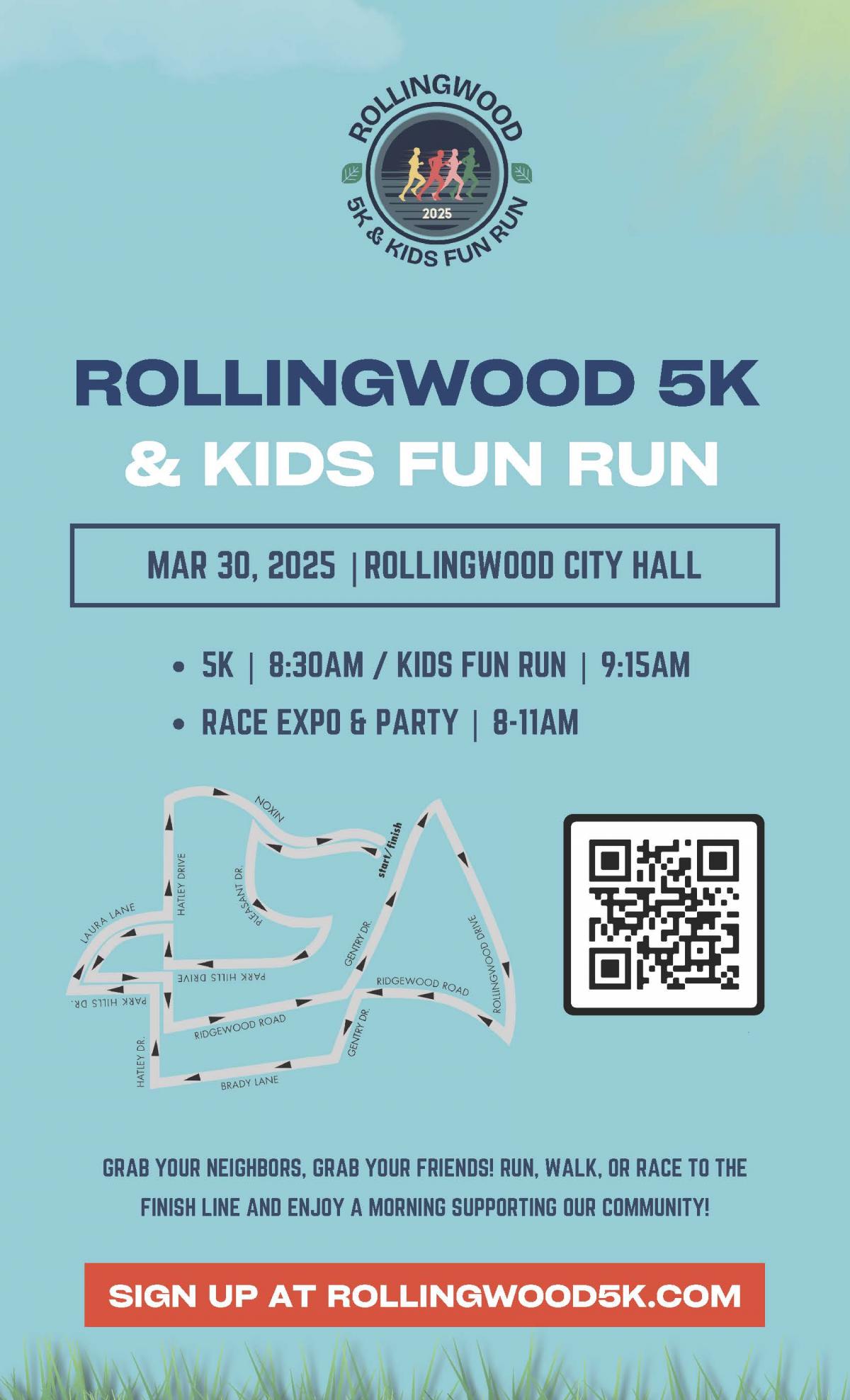 Rollingwood 5K Flyer